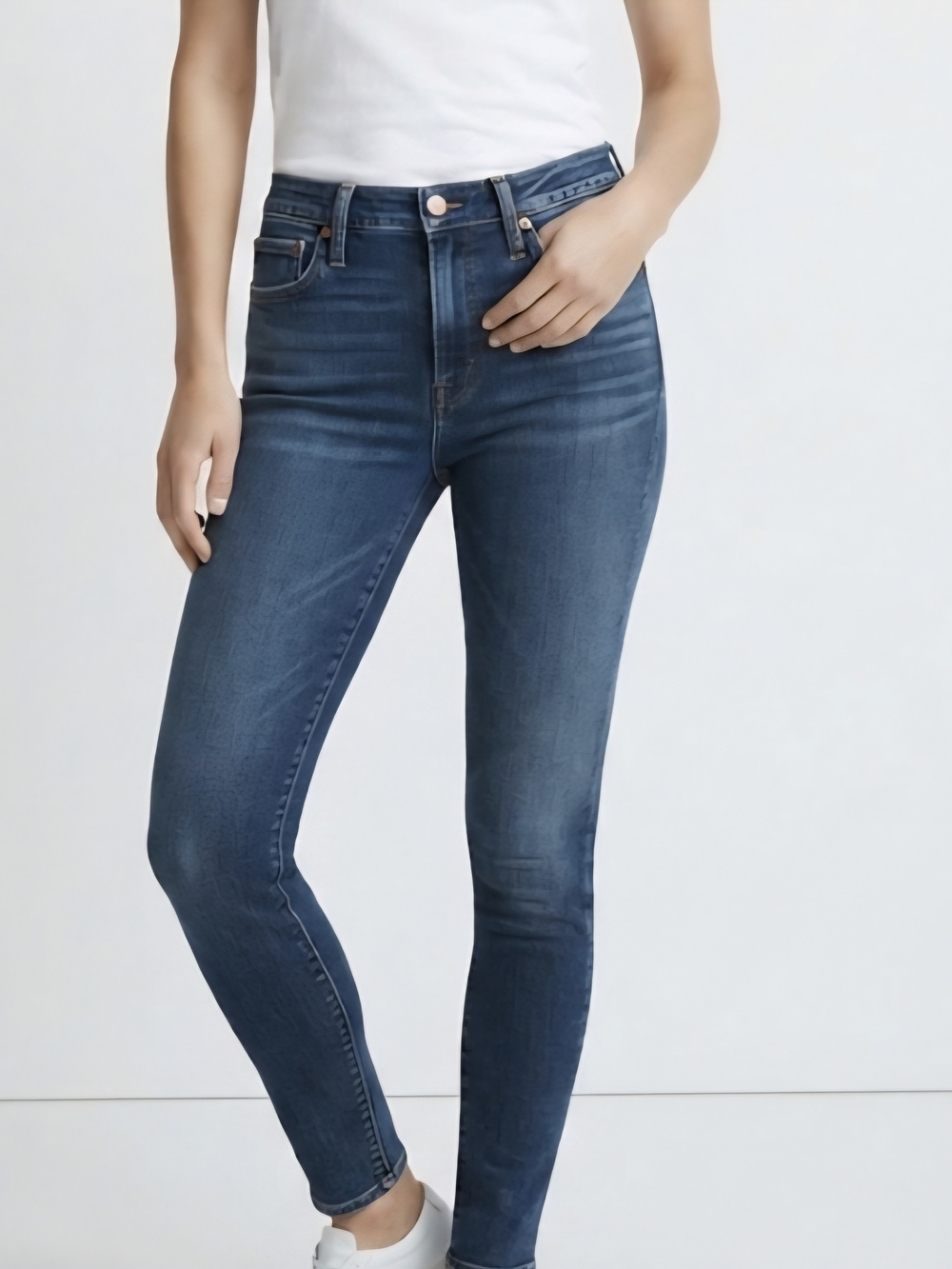 Madewell Darkwash 10" High-Rise Skinny Size 27 EUC